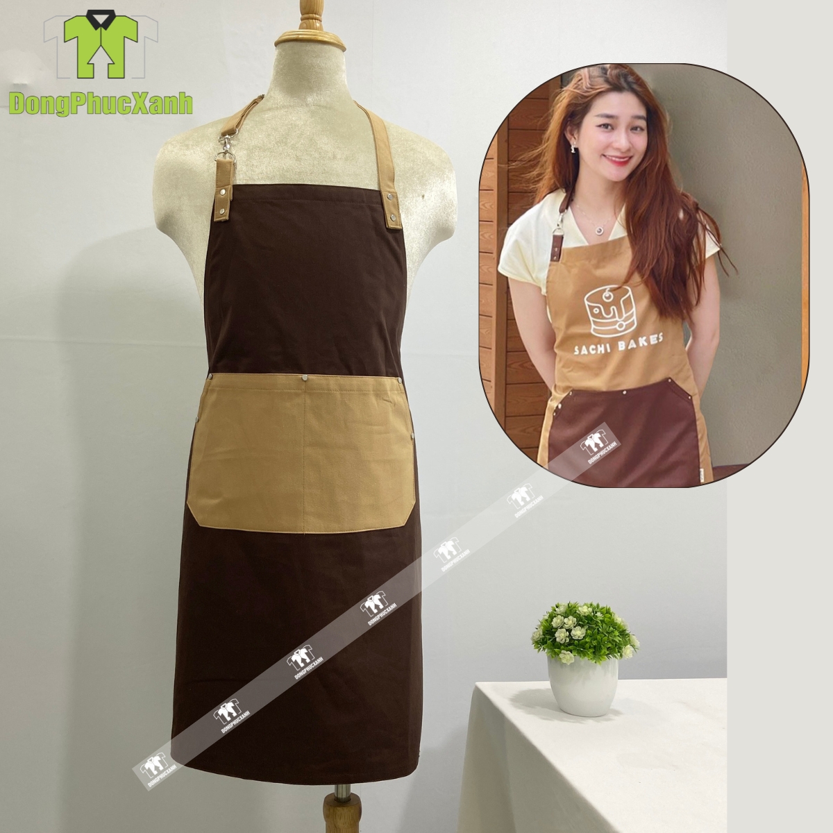 Tạp dề Bartender Tạp dề pha chế Tạp dề cao cấp Tạp dề Barista