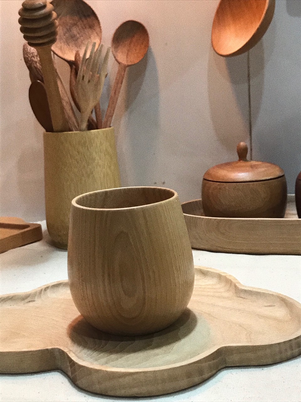 Wooden Cups from the red wood