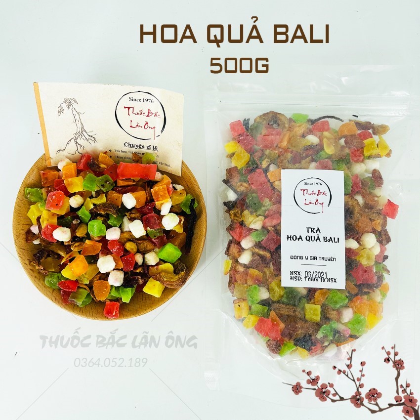Trà hoa quả bali 500g