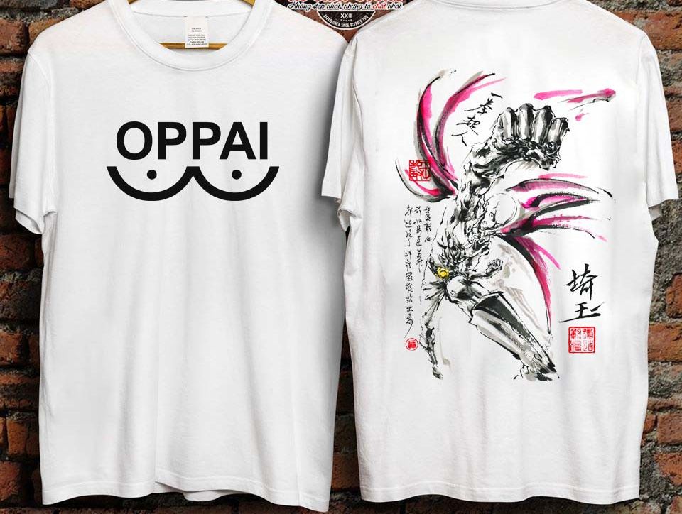 [HCM]Áo Saitama One Punch Man Cực Ngầu - Áo OPPAI One Punch Man