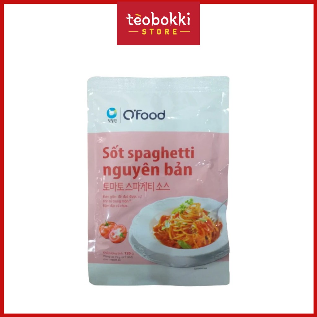 Sốt nấu mì Ý - Sốt spaghetti O'Food