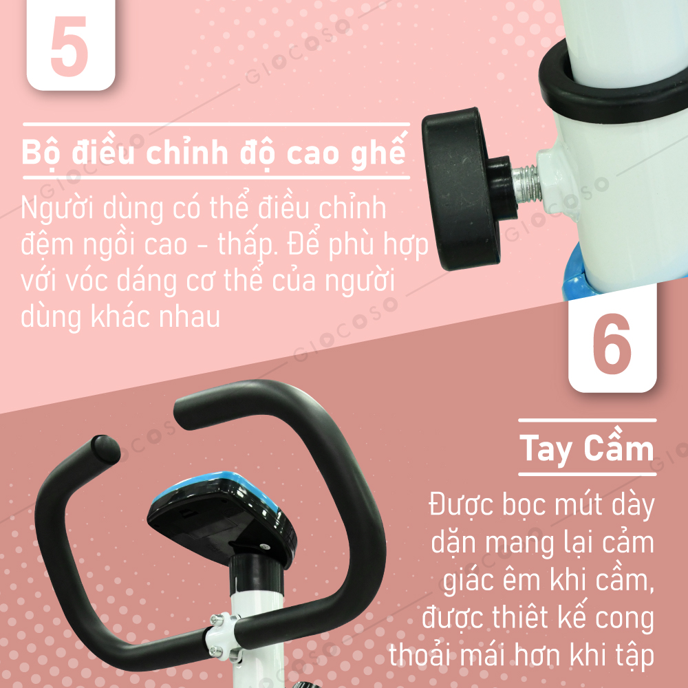 ( ĐỦ LOẠI ) (ẢNH THẬT & VIDEO)B&G Xe đạp tập thể dục tại nhà  EXERCISE BIKE , có đồng hồ hiển thị thông số