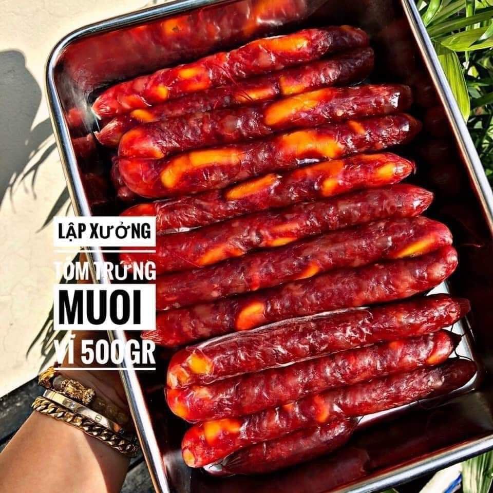 Lạp xưởng tôm trứng muối 1kg