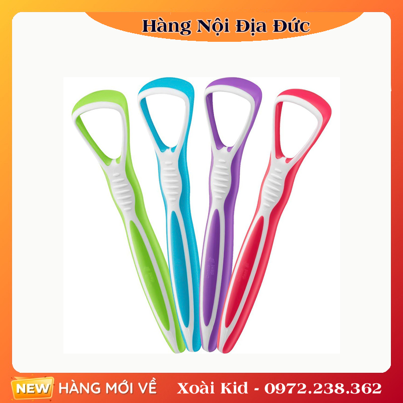 Dụng cụ cạo lưỡi Dontodent -Nội địa Đức Đủ Bill