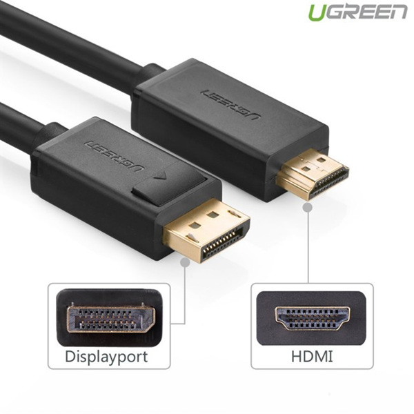 Cáp Displayport to HDMI 2M Ugreen 10202