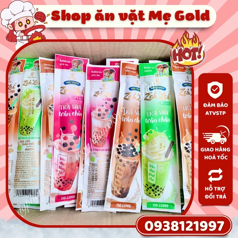 Kẹo thạch Zai zai Đức Hạnh vị trà sữa trân châu (1kg)