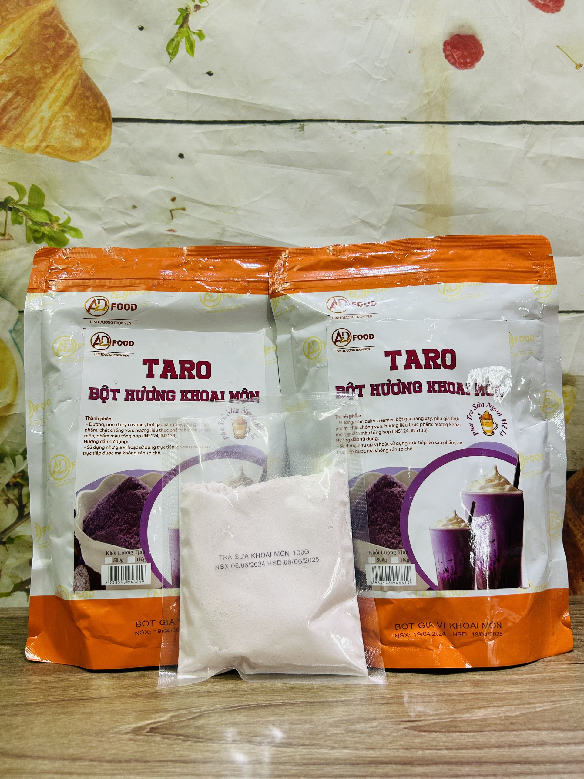 500g Bột pha trà sữa khoai môn
