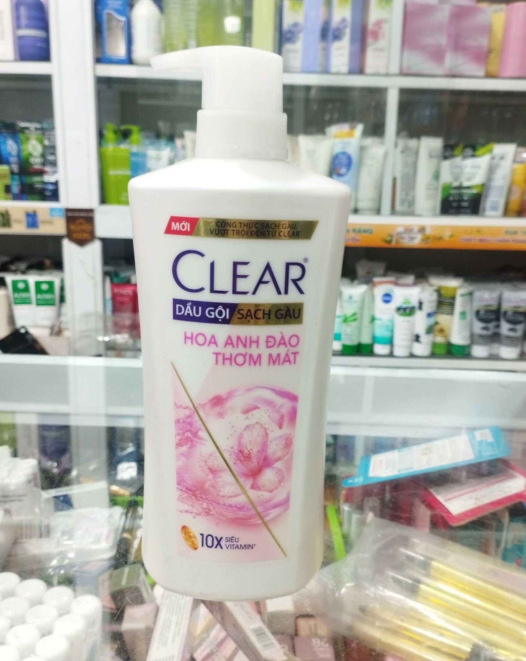 [HCM]Dầu gội Clear hoa anh đào chai 630g