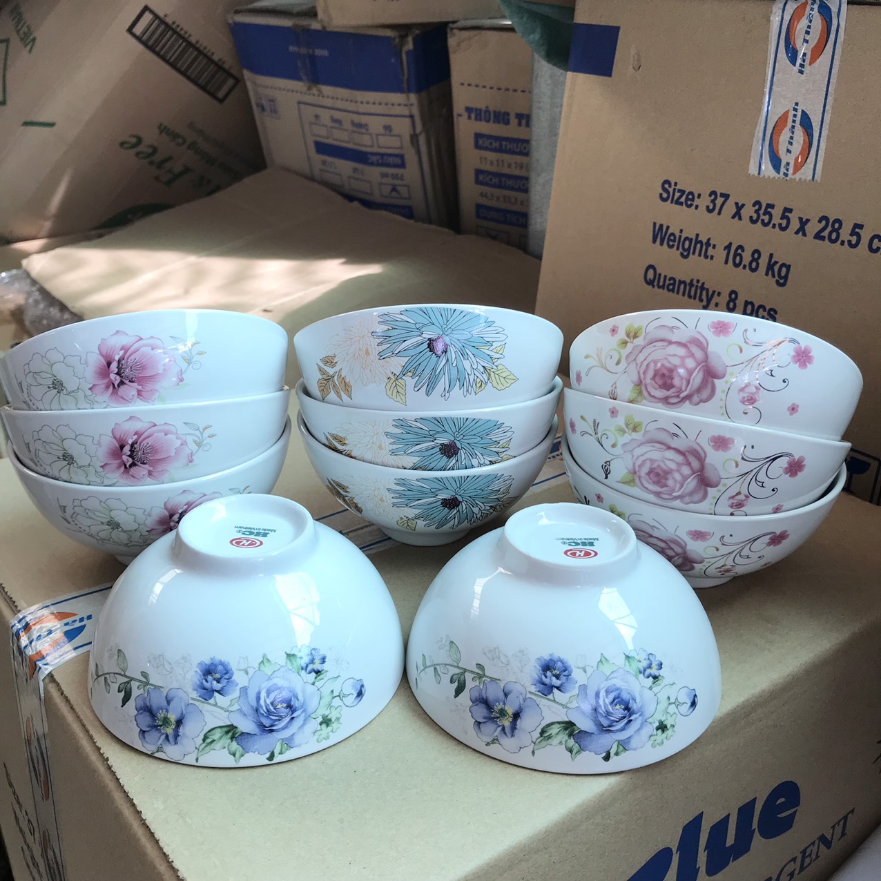 Combo 10 chén sứ dễ thương ( hình ngẫu nhiên)