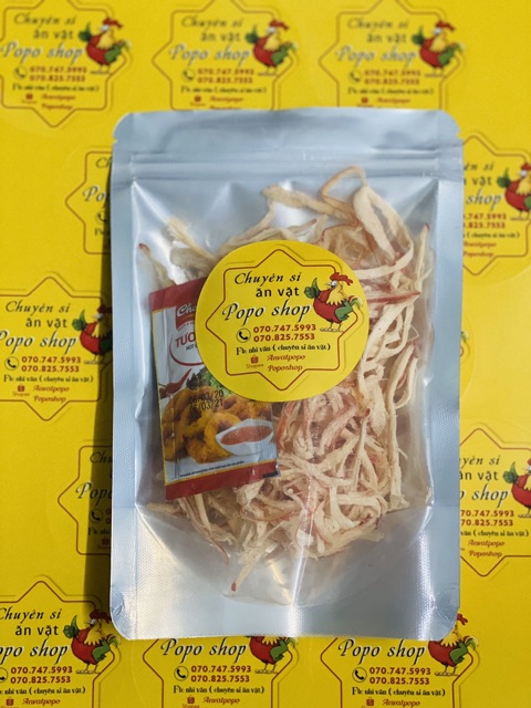 100GR MỰC XÉ SỢI HẤP NƯỚC DỪA