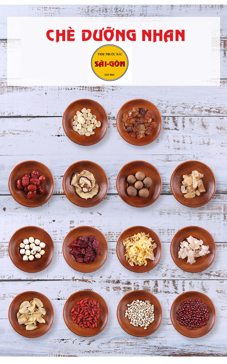 [HCM]Chè Dưỡng Nhan - Set Nấu 2 người ăn