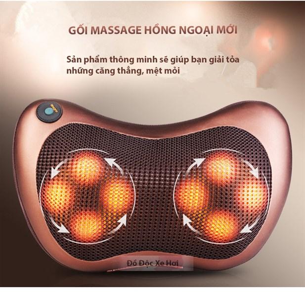 [HCM]Gối massage 8 bi