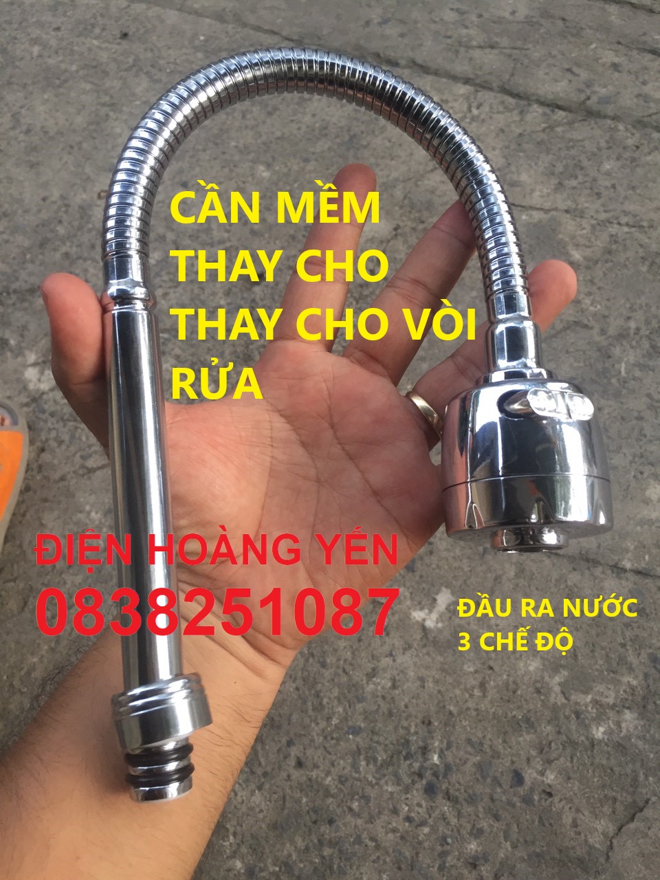 [HCM]Mới Xoay 360 độ Vòi Vòi Chậu Rửa Bát Nóng Lạnh Inox Vòi Xịt Nhà Bếp Rửa Phụ Kiện Tay Cầm Đơn Kết Nối