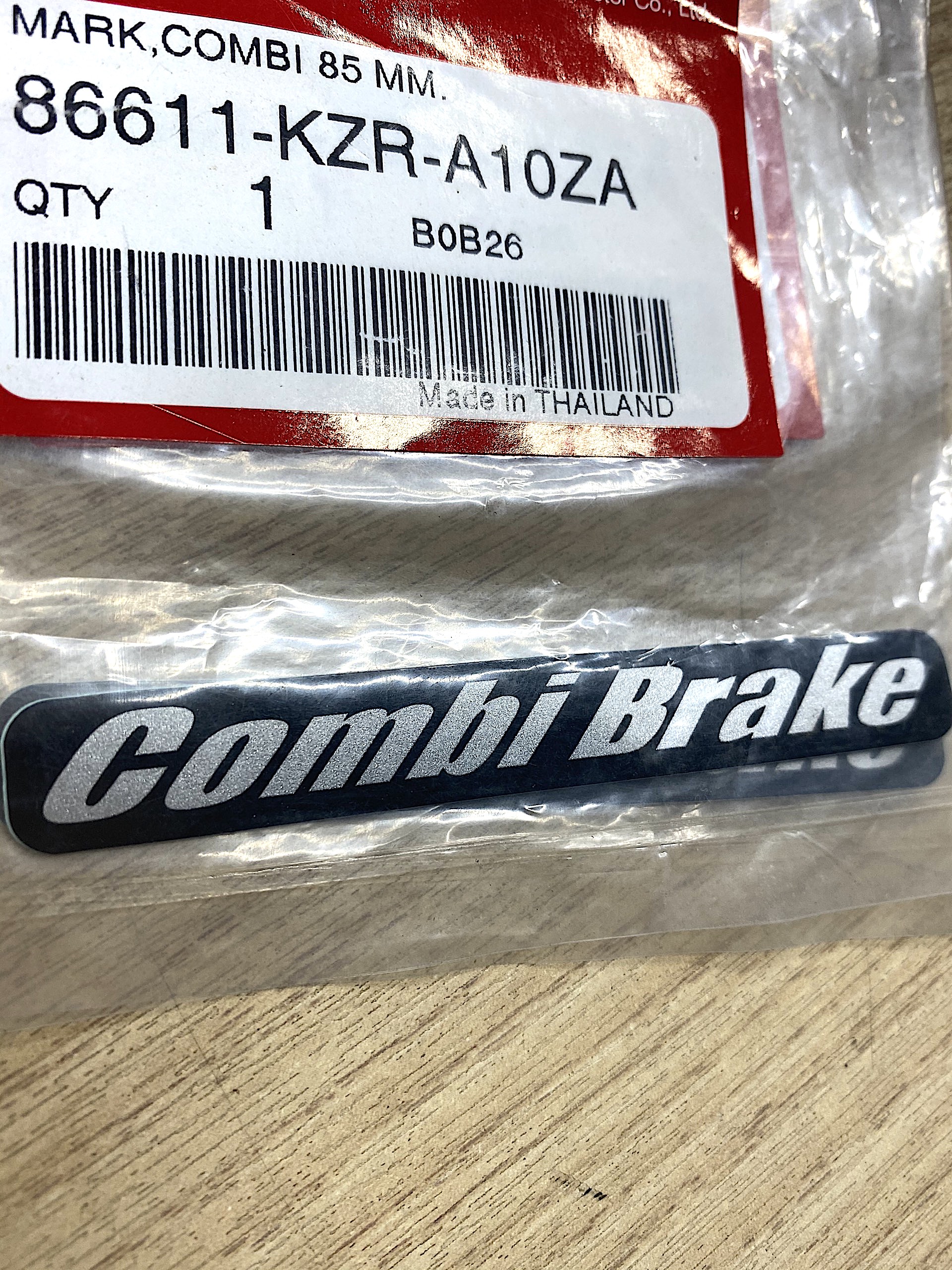 Tem Combibrake chính hãng Honda 85mm - Cái