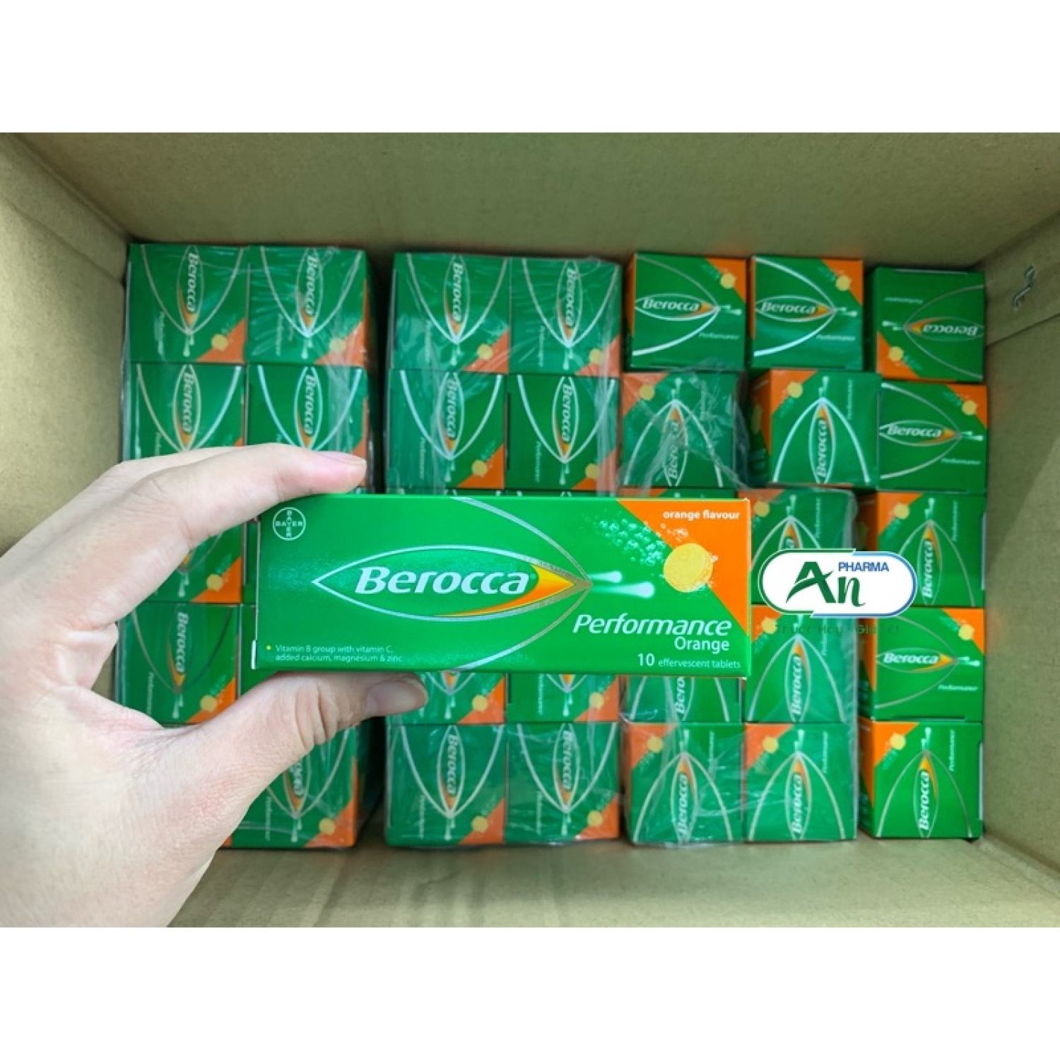 [CHÍNH HÃNG] Viên Sủi Berocca vị cam / vị xoàip