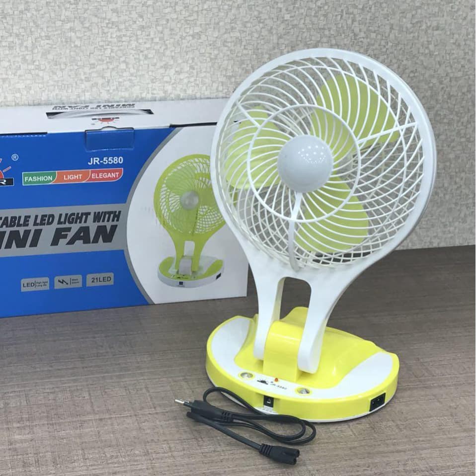 Quạt sạc tích điện tiện dụng - siêu mát - quạt mini fan ht - 5580 loại lớn
