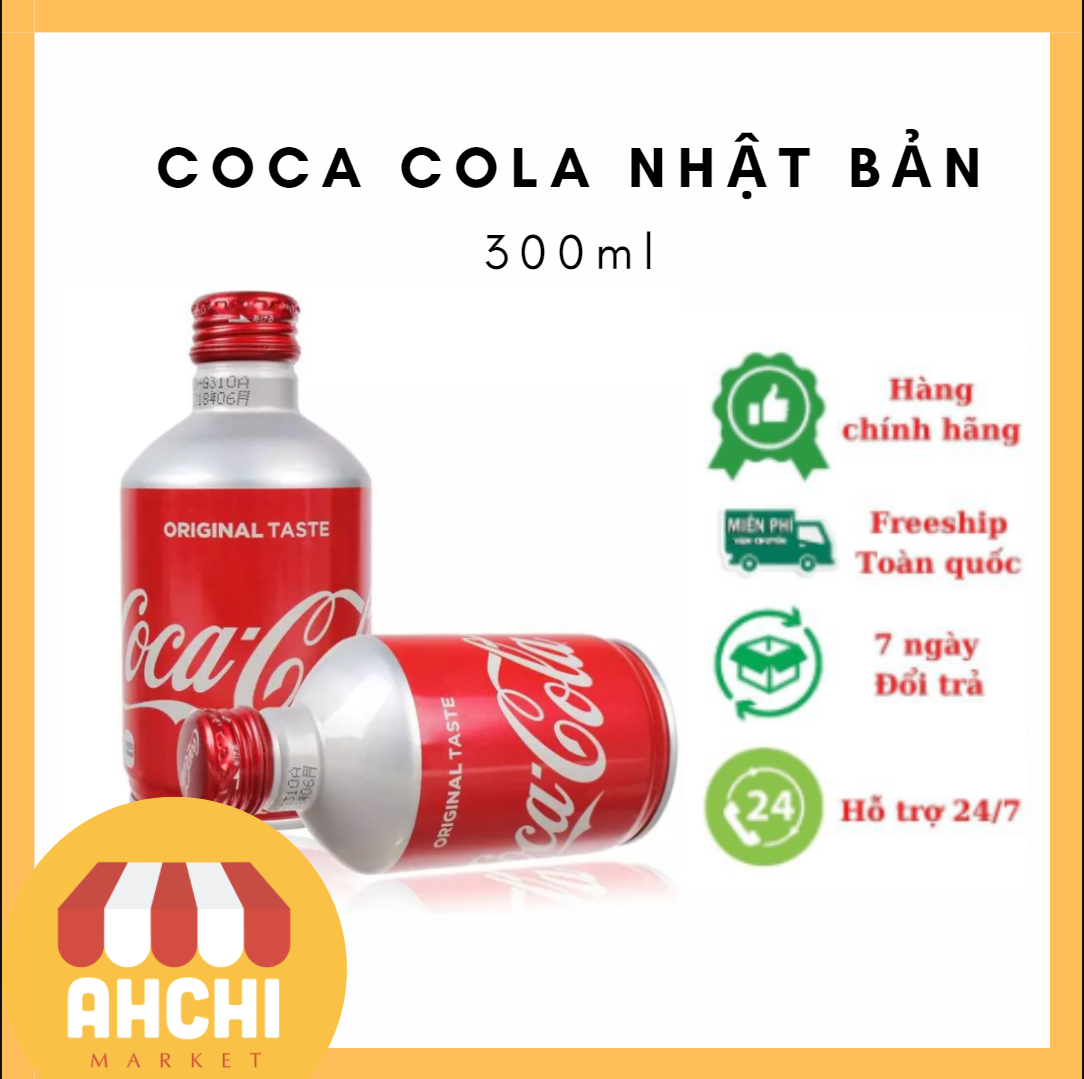 [DATE T8/22] Coca Cola Nhật Bản 300ml