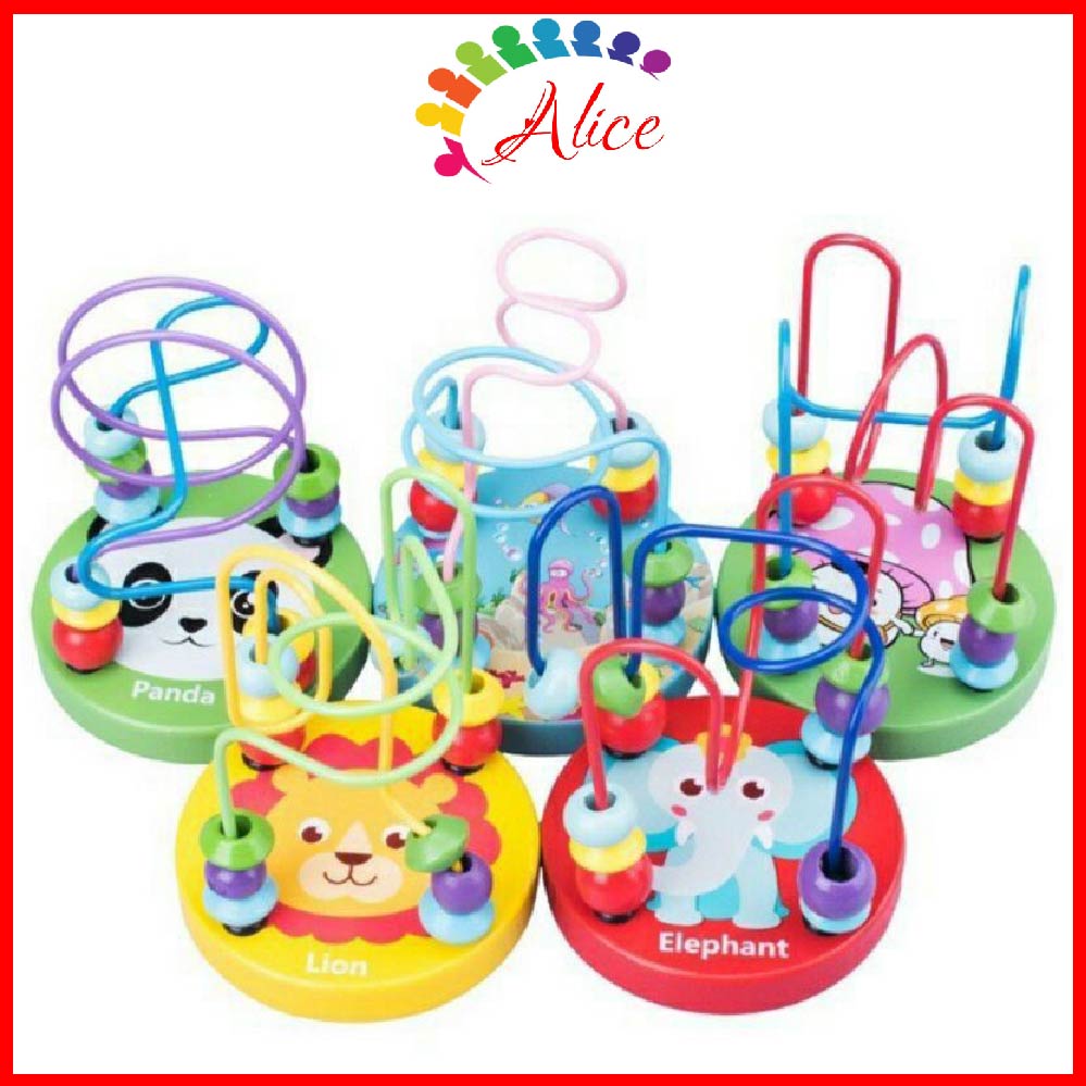 [HCM]Luồn hạt mini cho bé - Đồ chơi thông minh cho bé