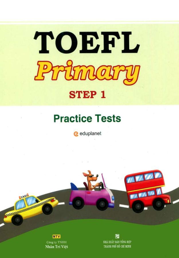 Sách - Toefl Primary Step 1+2 -  Tặng File nghe mp3( Bản đen trắng )