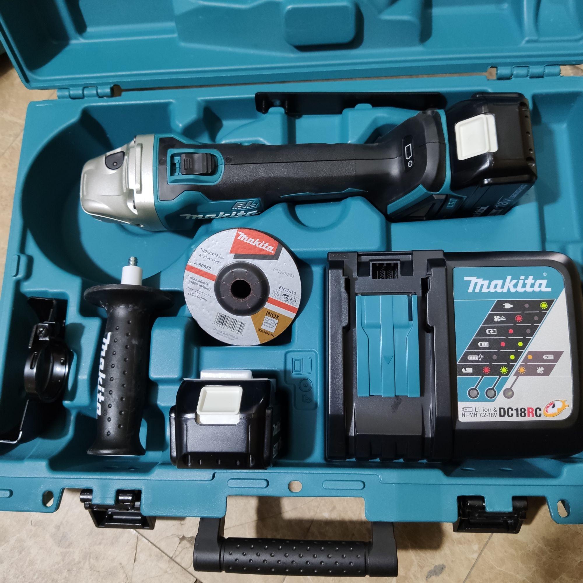 Máy mài góc dùng pin Makita DGA406RTE