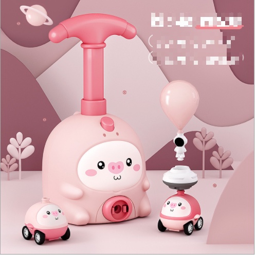 Inflatable Football car set electric air bubble Balloon car lovely car toy with bubble gift