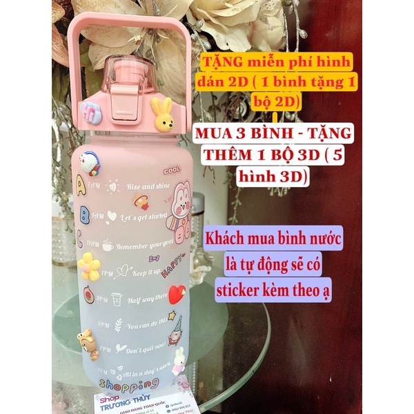 Hình dán bình nước chống nước