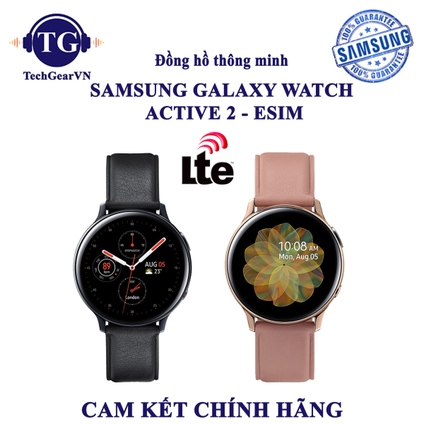 [LTE - Thép] Đồng hồ thông minh Samsung Galaxy Watch Active 2