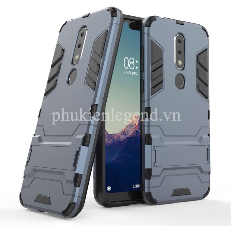 Ốp lưng chống sốc Iron Man cho Nokia 6.1 Plus