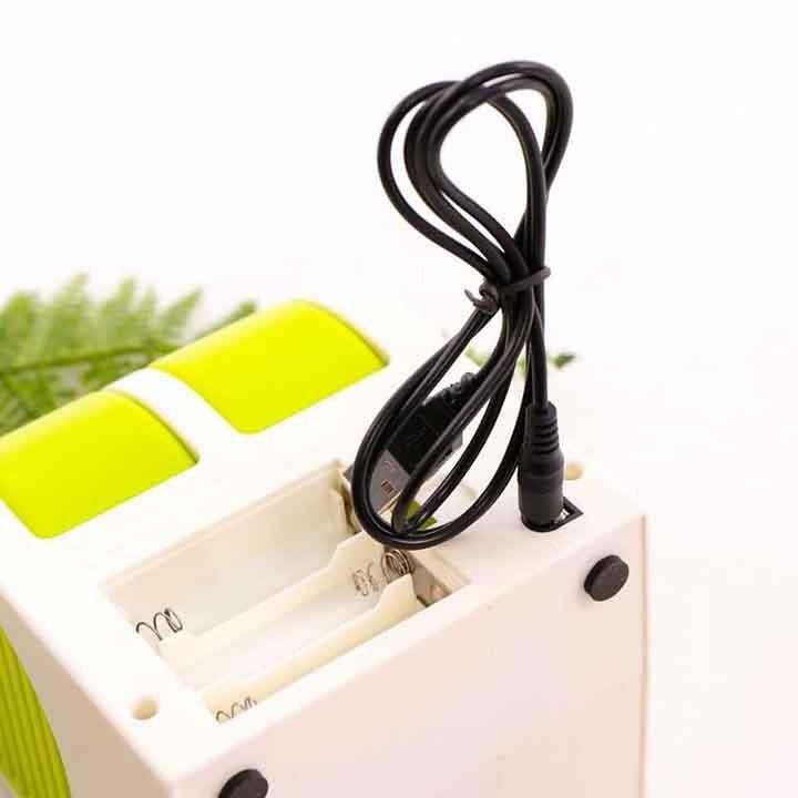 QUẠT ĐÁ HƠI NƯỚC MINI 2 CỬA