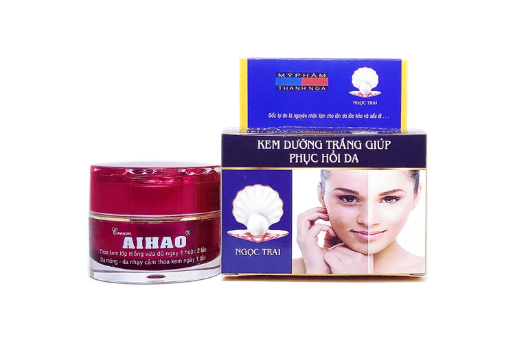 Kem AIHAO Dưỡng Trắng Giúp Phục Hồi Da (10VIP - 22g)