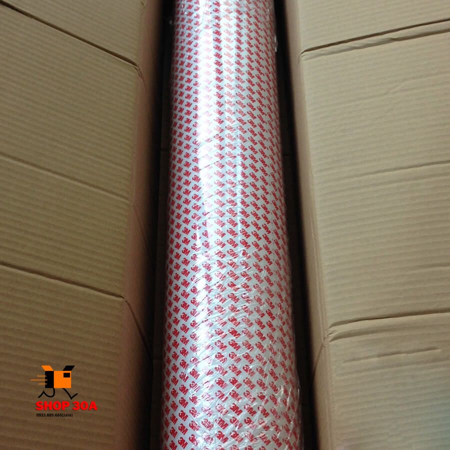 Băng keo siêu dính 2 mặt 3M 9080R - Mỹ(Chịu nhiệt độ đến 150oC, cuộn dài 50m)