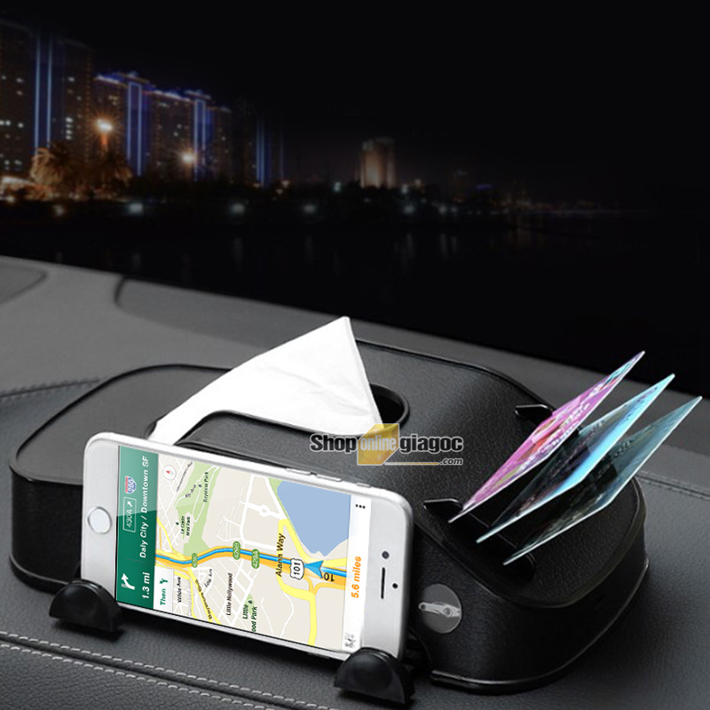 [HCM]Hộp Đựng Khăn Giấy Đa Năng 4 Trong 1