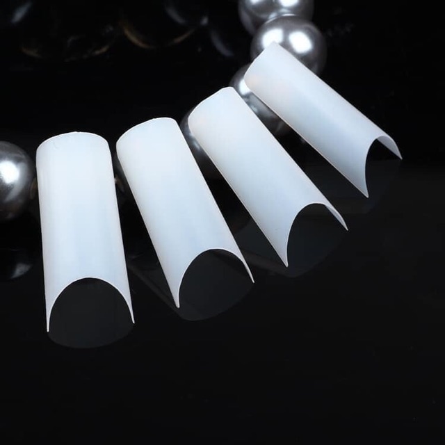 Móng Nối Trúc, móng típ ống tre ( bịch 600 móng)