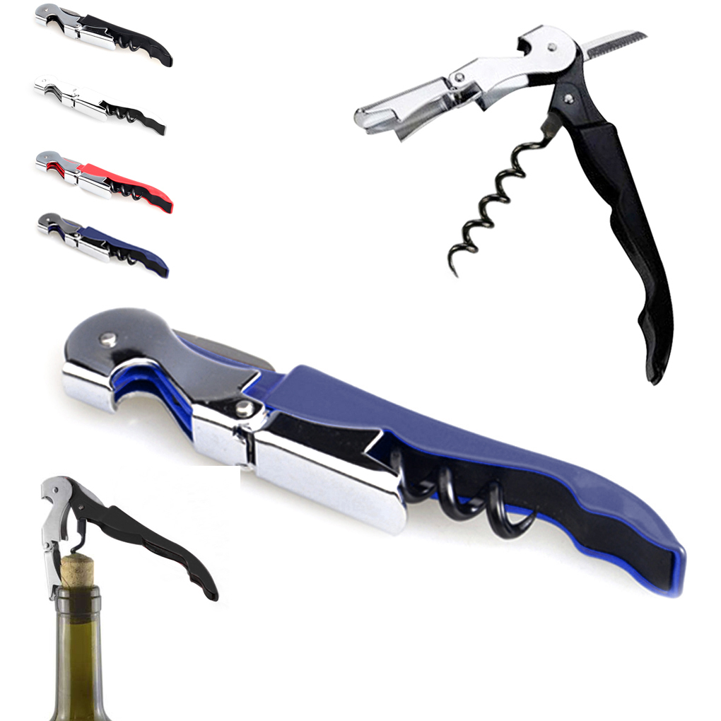 Foldable Multi-Function Wine Bottle Cap Opener Corkscrew