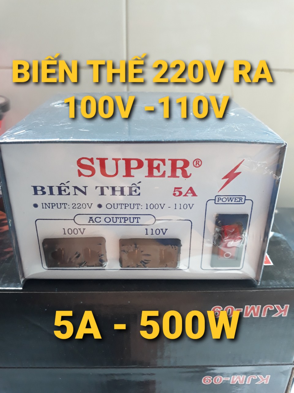 Biến Thế 5A Chuyển Điện 220V Ra 110V - 100V - 500W