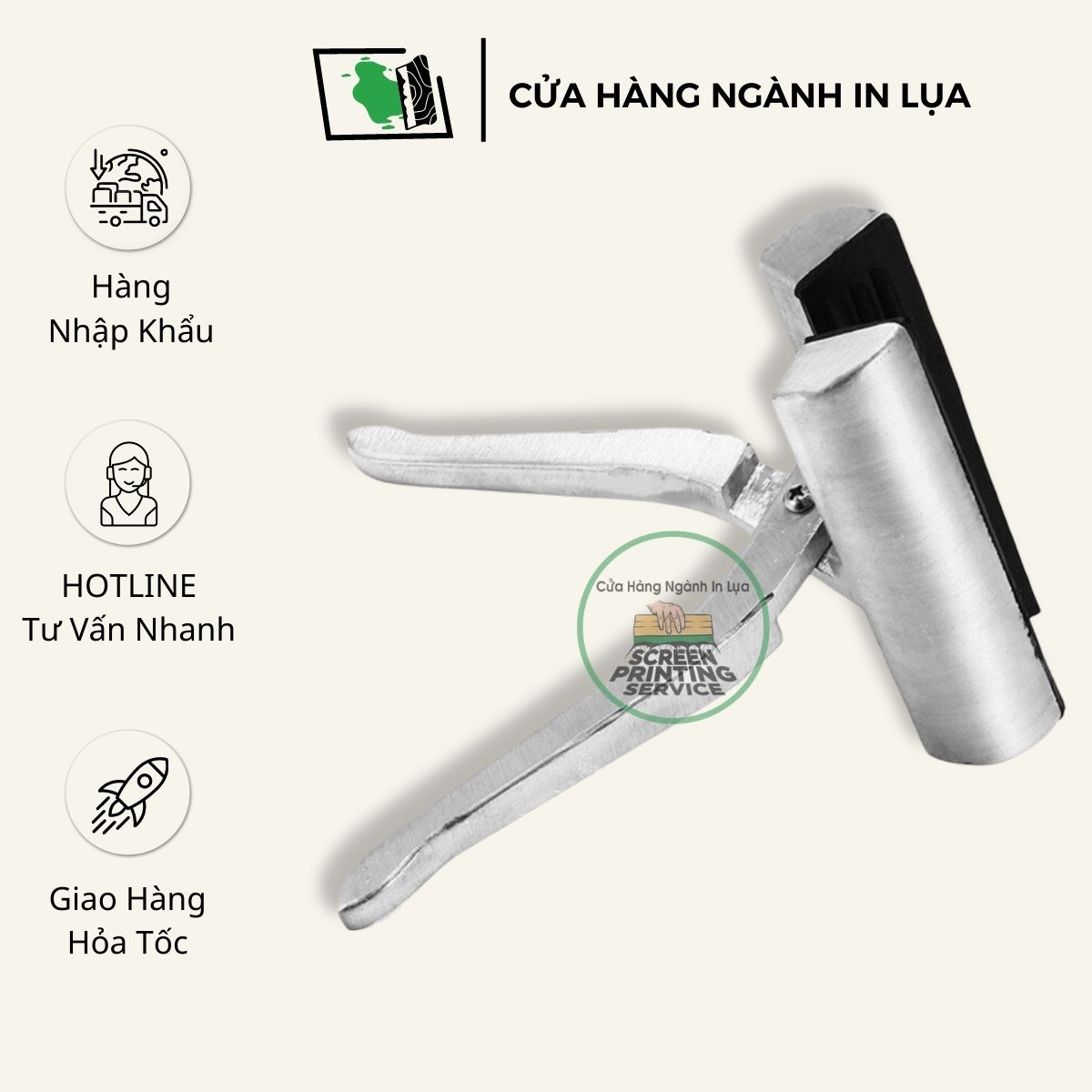 Kìm căng khung in lụa, căng bạt quảng cáo, căng vải canvas