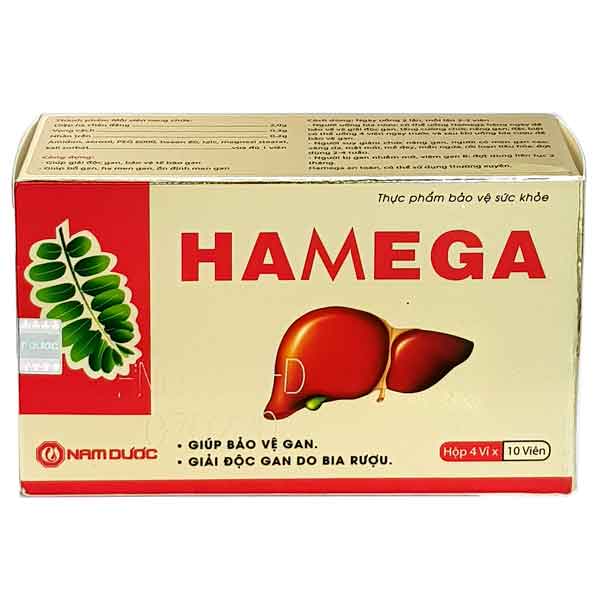 Hamega hỗ trợ giảm viêm gan virus, gan nhiễm mỡ, nóng trong, hỗ trợ phục hồi chức năng gan hư tổn do rượu bia