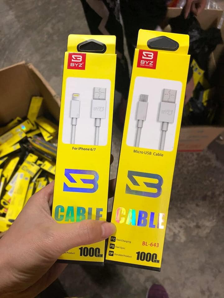 Cáp Sạc IPhone - Android BYZ BL - 642 Zin Chính HãngHOT