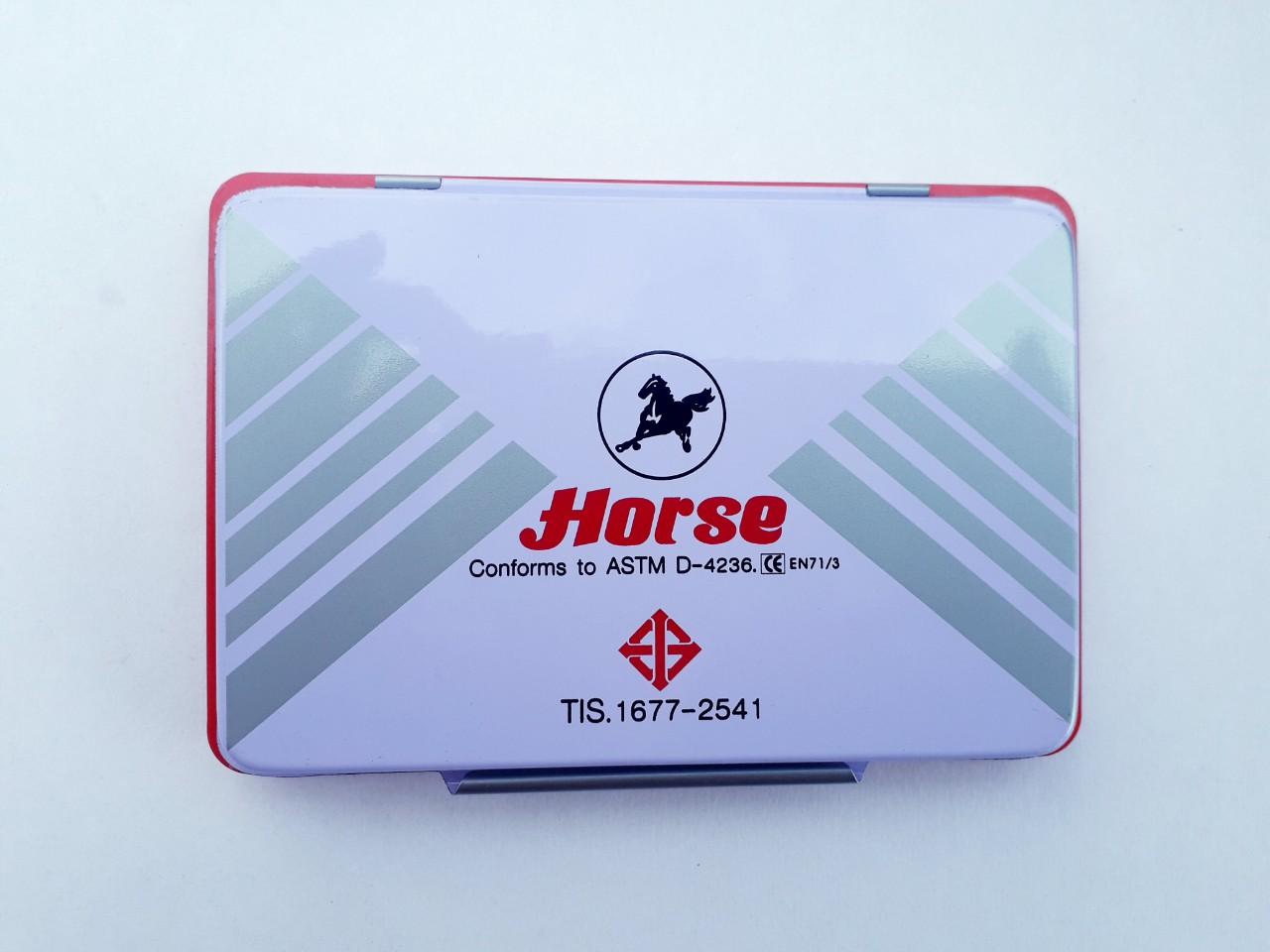 Hộp dấu kim loại horse no.3