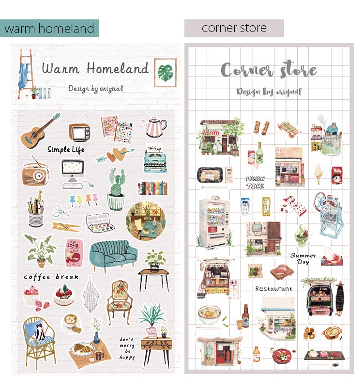 [HCM]Sticker Dễ Thương trang trí planner scrapbook