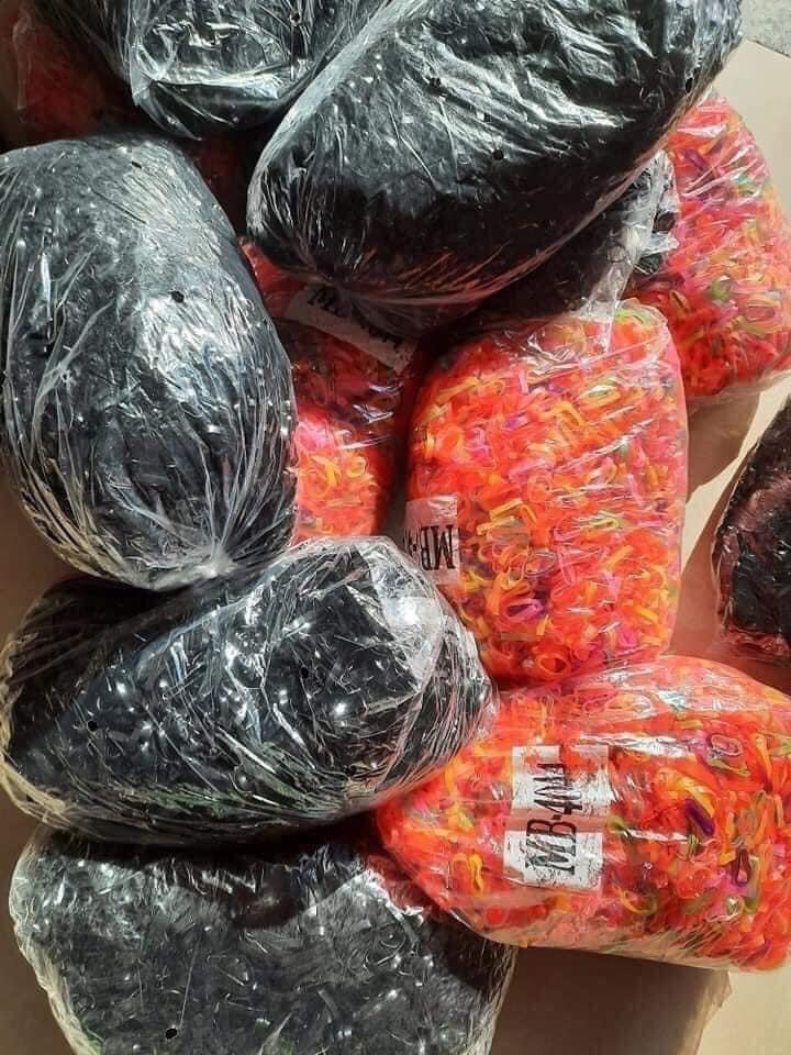 Sỉ 1kg chun bộc tóc nhiều màu