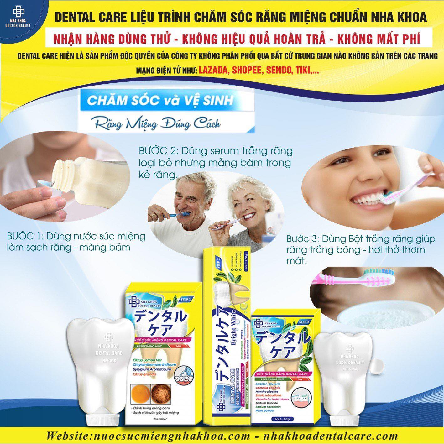 Serum trắng răng Dental Care(Tặng bột trắng răng 198k)