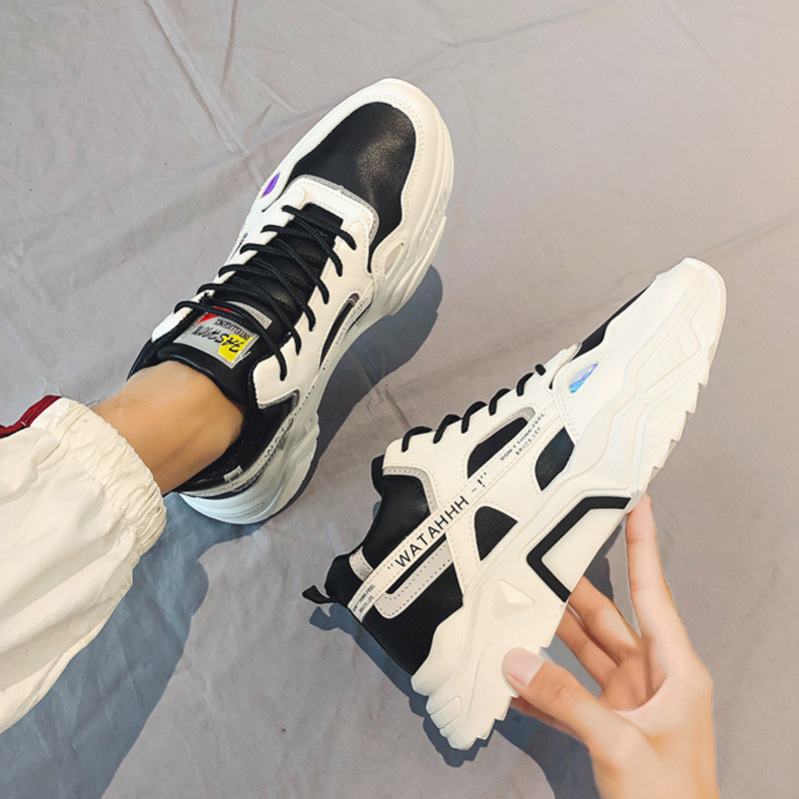 Giày thể thao sneaker nam WATAHH phản quang trong đêm phối màu siêu đẹp - kiểu dáng trẻ trung năng động giá rẻ