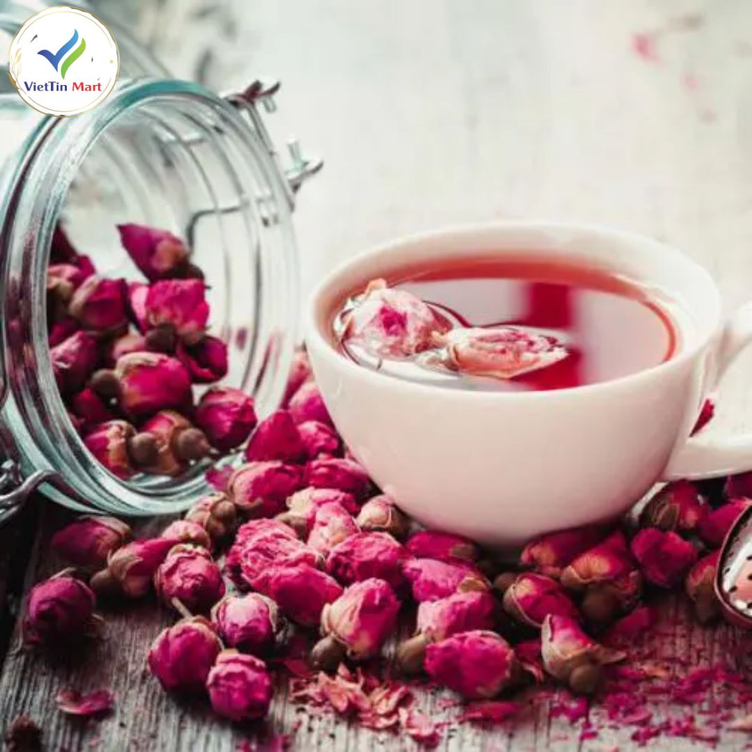100G [ Lonpet] Nụ Hoa Hồng Đà Lạt  (Nguyên Nụ, Khô, Thơm, Đẹp)