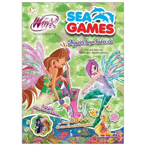 Fahasa - winx club - sea games - người bạn biển cả