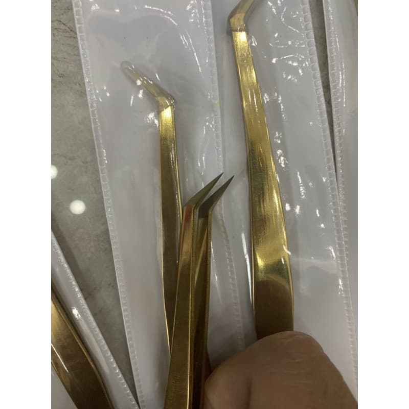 Nhíp hoa hồng đen phủ nhám nano