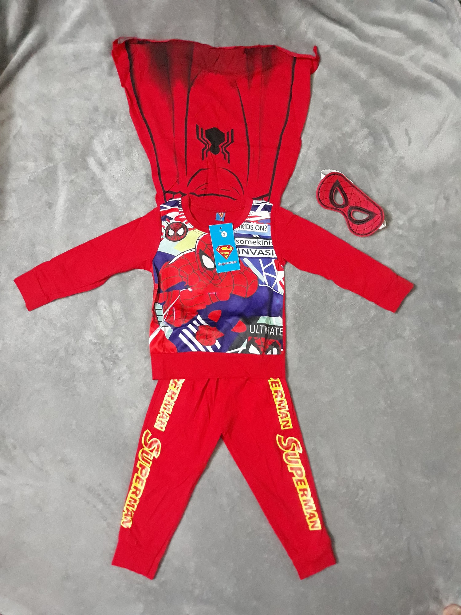 SET SIÊU NHÂN ANH HÙNG 4 MÓN [SIZE 1-7]