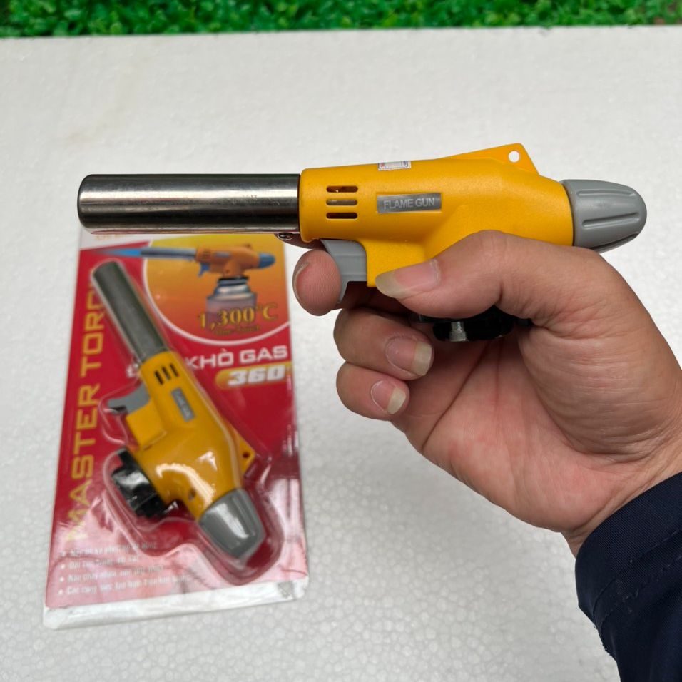 Đầu khò bình gas mini cầm tay, đánh lửa tự động