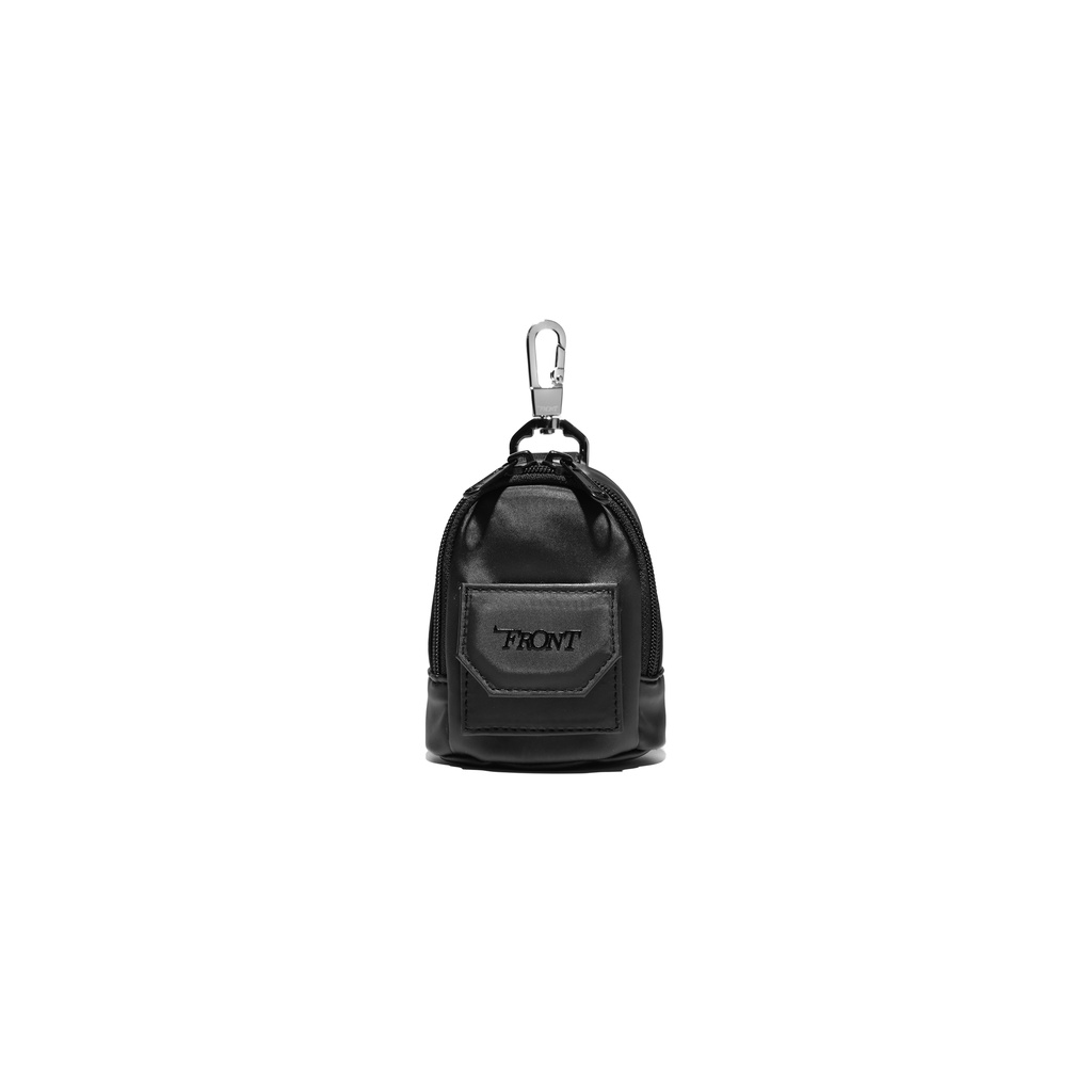 Front The Knight Backpack Keychain D922 - Black - S ♟ Móc Khóa Front Vải Polyester Chống Thấm Nước Màu Đen
