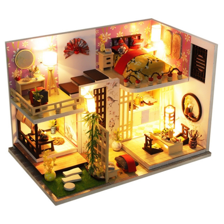 Mô Hình Nhà Gỗ DIY - Cherry House